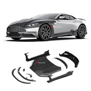 DRY CARBON FIBER BODY KIT for ASTON MARTIN DB11 2016 - 2023
Set includes:

Fender Trims
Front Canards
Front Lip
Hood Bonnet
Lower Front Lip
Lower Side Skirts
Rear Diffuser
Rear Wing Spoiler
Side Skirts
Upper Front Lip
Upper Side Skirts
Material: Dry Carbon

NOTE: Professional installation is required.