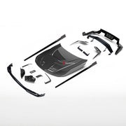 DRY CARBON FIBER BODY KIT for BMW M2 G87 2023+
Set includes:

Front Lip
Front Canards
Front Air Ducts
Hood Bonnet
Side Canards
Side Skirts
Rear Bumper Trims
Rear Canards
Rear Diffuser
Rear Wing Spoiler
Material: Dry Carbon

NOTE: Professional installation is required.