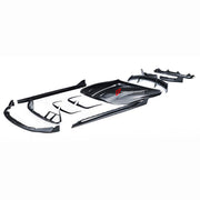 DRY CARBON FIBER BODY KIT for BMW M3 G80 2021+
Set includes:

Front Lip
Front Canards
Side Skirts
Rear Side Splitters
Rear Canards
Rear Diffuser
Rear Wing Spoiler
Material: Dry Carbon

NOTE: Professional installation is required.