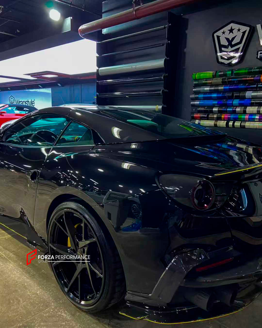 DRY CARBON FIBER BODY KIT for FERRARI PORTOFINO 2017 - 2021

Set includes:

Front Lip
Front Bumper Trims

Front Bumper Canards
Hood Air Vents Cover
Front Fender Trims
Side Skirts

Rear Bumper Trims
Rear Diffuser
Exhaust Tips

Material: Dry Carbon Fiber

NOTE: Professional installation is required
