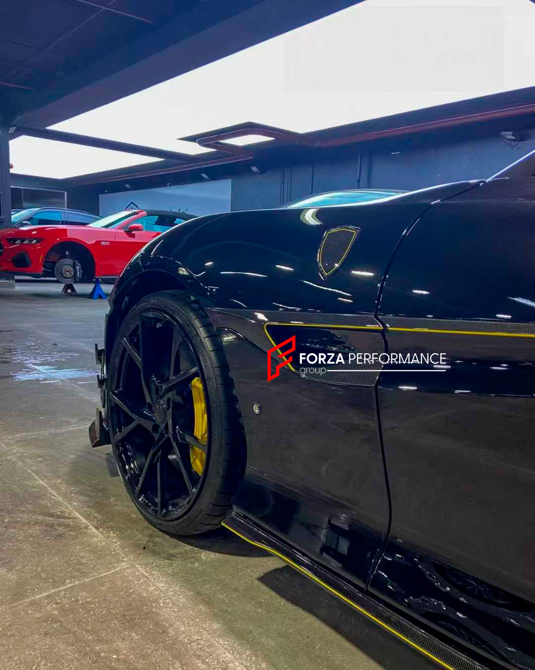 DRY CARBON FIBER BODY KIT for FERRARI PORTOFINO 2017 - 2021

Set includes:

Front Lip
Front Bumper Trims

Front Bumper Canards
Hood Air Vents Cover
Front Fender Trims
Side Skirts

Rear Bumper Trims
Rear Diffuser
Exhaust Tips

Material: Dry Carbon Fiber

NOTE: Professional installation is required