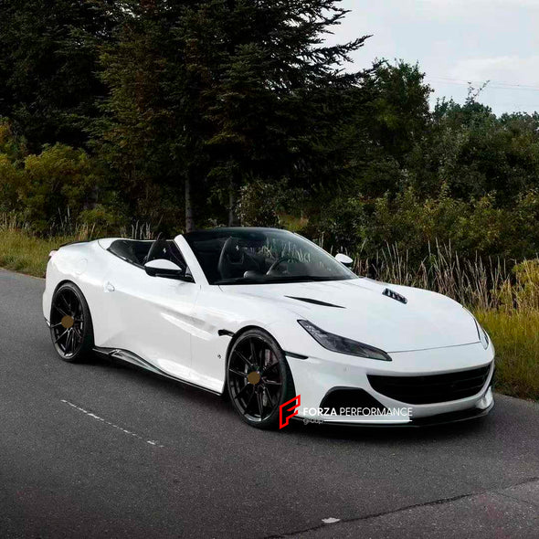 DRY CARBON FIBER BODY KIT for FERRARI PORTOFINO 2017 - 2021

Set includes:

Front Lip
Hood Air Vents
Side Trims
Side Skirts
Rear Spoiler
Rear Diffuser

Production time: 10 days

Material: Dry Carbon Fiber

NOTE: Professional installation is required

Payment ►
Visa

Mastercard

PayPal with a credit card (add 4.4% at checkout)
Payoneer
Cryptocurrency
Shipment ►
By express DHL/UPS/TNT/FedEx
To the local international airport
Special line by air
Special line by the sea
To Europe and the UK by train

Please let