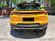 CARBON FIBER BODY KIT for LAMBORGHINI URUS S 2023-2024

Set includes:

Front Lip
Hood / Bonnet
Fender Flares
Roof Spoiler
Rear Spoiler
Rear Diffuser

Material: Carbon Fiber

NOTE: Professional installation is required.
