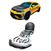 CARBON FIBER BODY KIT for LAMBORGHINI URUS S 2023-2024

Set includes:

Front Lip
Hood / Bonnet
Fender Flares
Roof Spoiler
Rear Spoiler
Rear Diffuser

Material: Carbon Fiber

NOTE: Professional installation is required.
