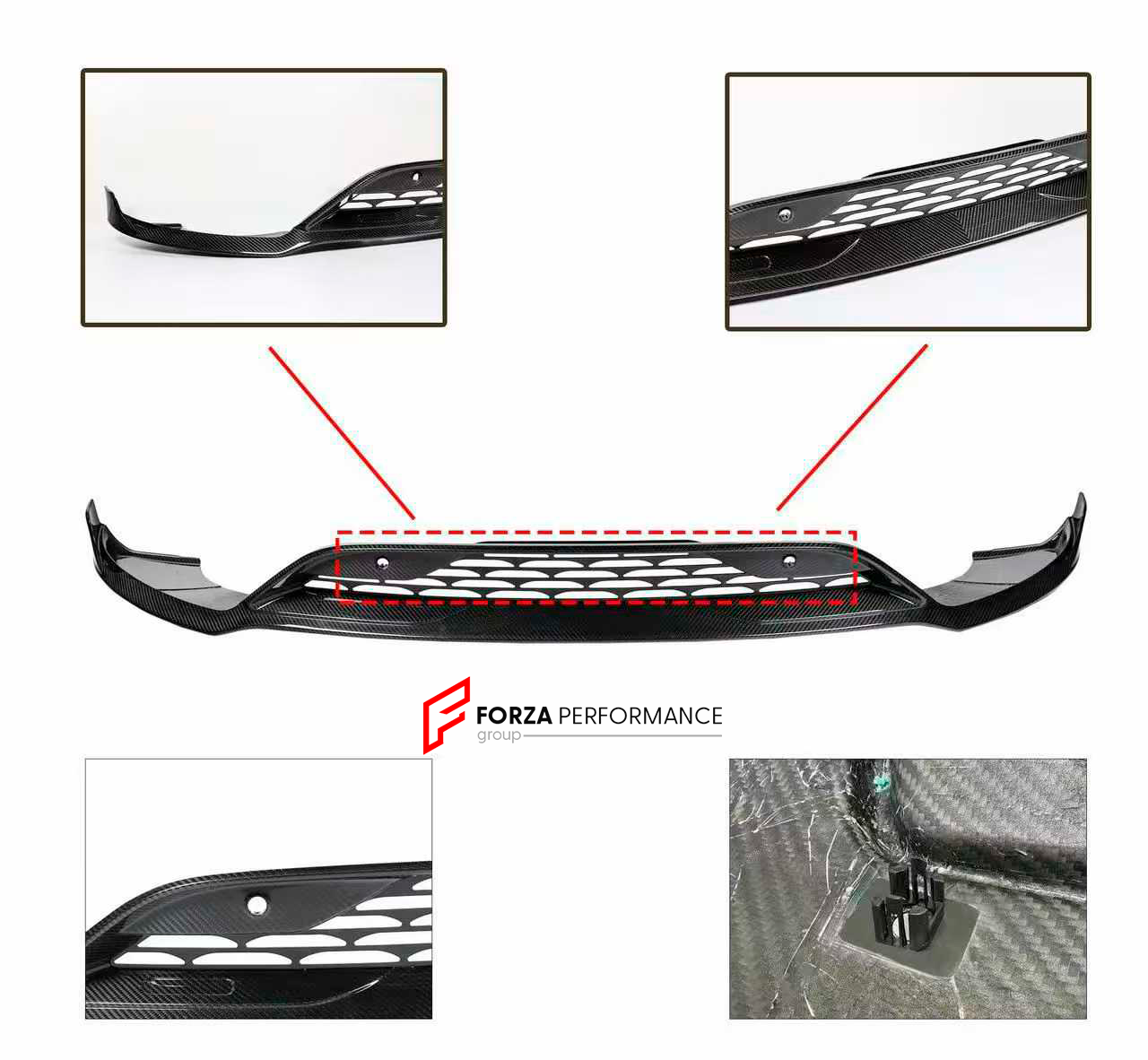 DRY CARBON FIBER BODY KIT for MERCEDES-BENZ AMG GLE 63 Coupe C292 2020+