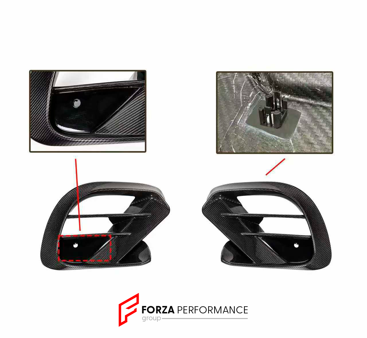 DRY CARBON FIBER BODY KIT for MERCEDES-BENZ AMG GLE 63 Coupe C292 2020+
