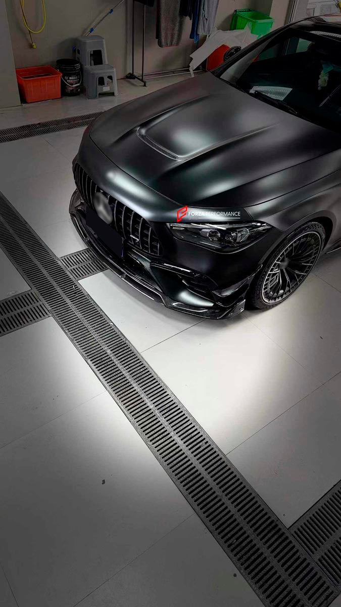 DRY CARBON FIBER BODY KIT for MERCEDES BENZ CLE 53 AMG A236 CONVERTIBLE 2024+
Set includes:

Front Lip
Front Side Canards
Side Skirts
Rear Diffuser
Material: Dry Carbon Fiber

NOTE: Professional installation is required.