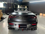 DRY CARBON FIBER BODY KIT for MERCEDES BENZ CLE 53 AMG A236 CONVERTIBLE 2024+
Set includes:

Front Lip
Front Side Canards
Side Skirts
Rear Diffuser
Material: Dry Carbon Fiber

NOTE: Professional installation is required.