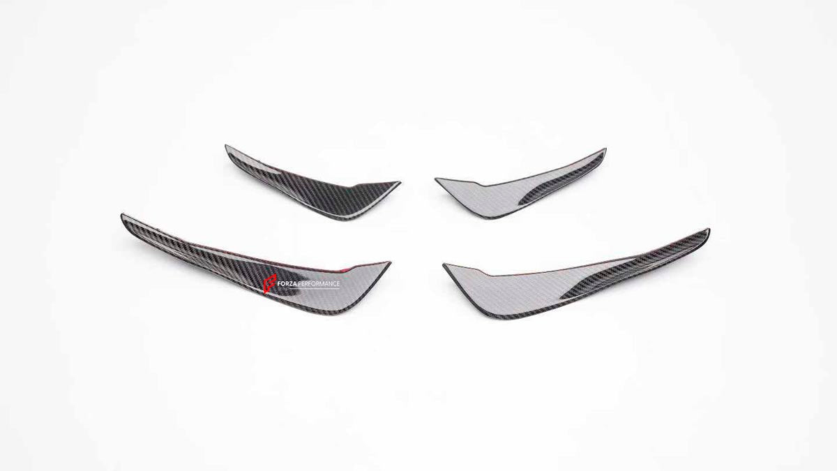DRY CARBON FIBER BODY KIT for MERCEDES BENZ CLE 53 AMG A236 CONVERTIBLE 2024+
Set includes:

Front Lip
Front Side Canards
Side Skirts
Rear Diffuser
Material: Dry Carbon Fiber

NOTE: Professional installation is required.
