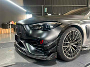 DRY CARBON FIBER BODY KIT for MERCEDES BENZ CLE 53 AMG A236 CONVERTIBLE 2024+
Set includes:

Front Lip
Front Side Canards
Side Skirts
Rear Diffuser
Material: Dry Carbon Fiber

NOTE: Professional installation is required.