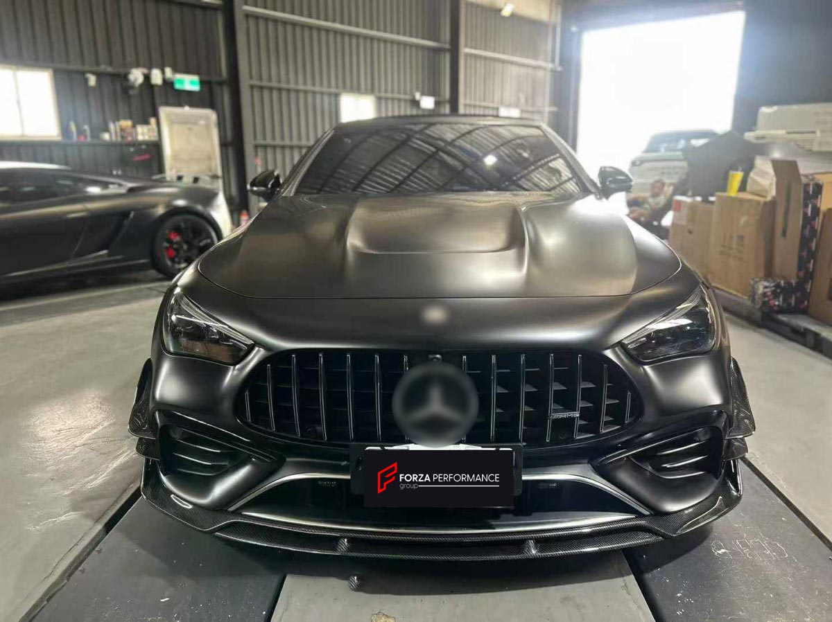 DRY CARBON FIBER BODY KIT for MERCEDES BENZ CLE 53 AMG A236 CONVERTIBLE 2024+
Set includes:

Front Lip
Front Side Canards
Side Skirts
Rear Diffuser
Material: Dry Carbon Fiber

NOTE: Professional installation is required.