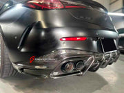 DRY CARBON FIBER BODY KIT for MERCEDES BENZ CLE 53 AMG A236 CONVERTIBLE 2024+
Set includes:

Front Lip
Front Side Canards
Side Skirts
Rear Diffuser
Material: Dry Carbon Fiber

NOTE: Professional installation is required.