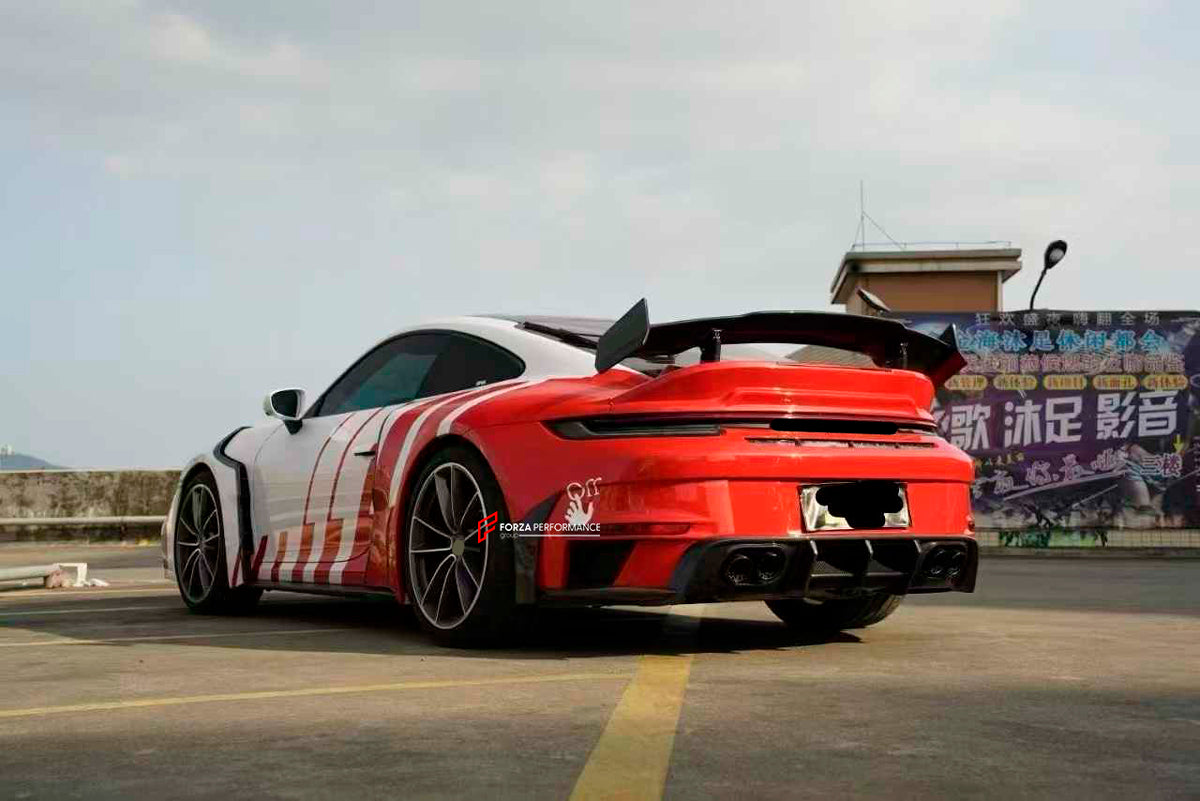 DRY CARBON FIBER BODY KIT for PORSCHE 911 992 CARRERA S 2019+

Set includes:

Front Bumper
Fender Flares
Side Air Vents Trims
Side Skirts
Rear Spoiler
Rear Bumper
Rear Diffuser
Exhaust Tips

Material: Dry Carbon Fiber

NOTE: Professional installation is required

CONTACT US FOR PRICING

Payment ►
Visa
Mastercard
PayPal with a credit card (add 4.4% at checkout)
Payoneer
Cryptocurrency
Shipment ►
By express DHL/UPS/TNT/FedEx
To the local international airport
Special line by air
Special line by the sea
To Eur