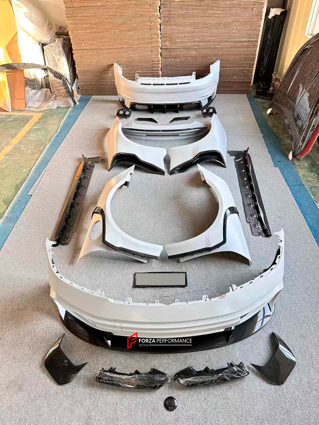 DRY CARBON FIBER BODY KIT for PORSCHE 911 992 CARRERA S 2019+

Set includes:

Front Bumper
Fender Flares
Side Air Vents Trims
Side Skirts
Rear Spoiler
Rear Bumper
Rear Diffuser
Exhaust Tips

Material: Dry Carbon Fiber

NOTE: Professional installation is required

CONTACT US FOR PRICING

Payment ►
Visa
Mastercard
PayPal with a credit card (add 4.4% at checkout)
Payoneer
Cryptocurrency
Shipment ►
By express DHL/UPS/TNT/FedEx
To the local international airport
Special line by air
Special line by the sea
To Eur