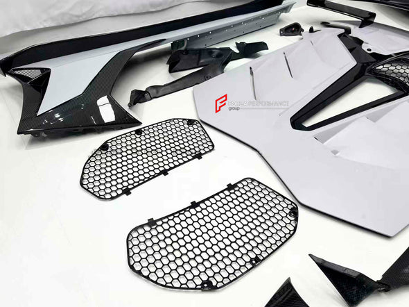 DRY CARBON FIBER CONVERSION BODY KIT FOR LAMBORGHINI AVENTADOR LP700 LP720 LP750 UPGRADE TO LP770 SVJ