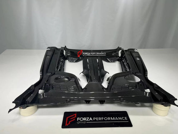 DRY CARBON FIBER ENGINE COVER for MASERATI MC20 2020 - 2023