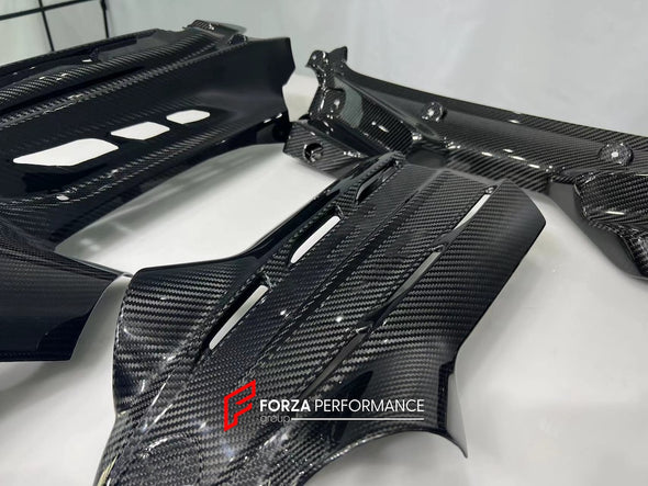 DRY CARBON FIBER ENGINE COVER for MASERATI MC20 2020 - 2023