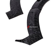 DRY CARBON FIBER FENDER FLARES for ASTON MARTIN DBX 2020+
Set includes:

Fender Flares
Material: Dry Carbon

NOTE: Professional installation is required.