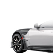 DRY CARBON FIBER FENDER TRIMS for ASTON MARTIN DB11 2016 - 2023
Set includes:

Fender Trims
Material: Dry Carbon

NOTE: Professional installation is required.