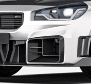 DRY CARBON FIBER FRONT AIR DUCTS for BMW M2 G87 2023+
Set includes:

Front Air Ducts
Material: Dry Carbon

NOTE: Professional installation is required.