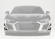 DRY CARBON FIBER FRONT CANARDS for AUDI R8 4S FACELIFT 2019 - 2023
Set includes:

Front Canards
Material: Dry Carbon

NOTE: Professional installation is required.