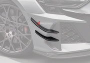 DRY CARBON FIBER FRONT CANARDS for AUDI RS3 8Y FACELIFT 2025+
Set includes:

Front Canards
Material: Dry Carbon

NOTE: Professional installation is required.