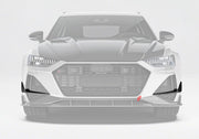 DRY CARBON FIBER FRONT CANARDS for AUDI RS6 C8 2019 - 2023
Set includes:

Front Canards
Material: Dry Carbon

NOTE: Professional installation is required.