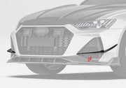 DRY CARBON FIBER FRONT CANARDS for AUDI RS6 C8 2019 - 2023
Set includes:

Front Canards
Material: Dry Carbon

NOTE: Professional installation is required.