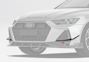 DRY CARBON FIBER FRONT CANARDS for AUDI RS7 C8 2020 - 2023
Set includes:

Front Canards
Material: Dry Carbon

NOTE: Professional installation is required.