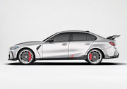 DRY CARBON FIBER FRONT CANARDS for BMW M3 G80 2021+
Set includes:

Front Canards
Material: Dry Carbon

NOTE: Professional installation is required.