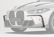 DRY CARBON FIBER FRONT CANARDS for BMW M3 G80 2021+
Set includes:

Front Canards
Material: Dry Carbon

NOTE: Professional installation is required.