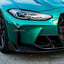 DRY CARBON FIBER FRONT CANARDS for BMW M3 G80 2021+
Set includes:

Front Canards
Material: Dry Carbon

NOTE: Professional installation is required.