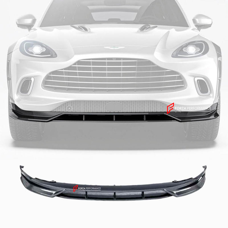 DRY CARBON FIBER FRONT LIP for ASTON MARTIN DBX 2020+
