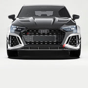 DRY CARBON FIBER FRONT LIP for AUDI RS3 8Y 2021 - 2024
Set includes:

Front Lip
Material: Dry Carbon

NOTE: Professional installation is required.