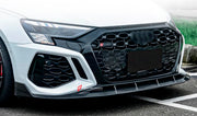 DRY CARBON FIBER FRONT LIP for AUDI RS3 8Y 2021 - 2024
Set includes:

Front Lip
Material: Dry Carbon

NOTE: Professional installation is required.