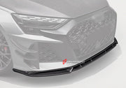 DRY CARBON FIBER FRONT LIP for AUDI RS3 8Y FACELIFT 2025+
Set includes:

Front Lip
Material: Dry Carbon

NOTE: Professional installation is required.
