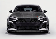 DRY CARBON FIBER FRONT LIP for AUDI RS3 8Y FACELIFT 2025+
Set includes:

Front Lip
Material: Dry Carbon

NOTE: Professional installation is required.