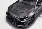 DRY CARBON FIBER FRONT LIP for AUDI RS3 8Y FACELIFT 2025+
Set includes:

Front Lip
Material: Dry Carbon

NOTE: Professional installation is required.