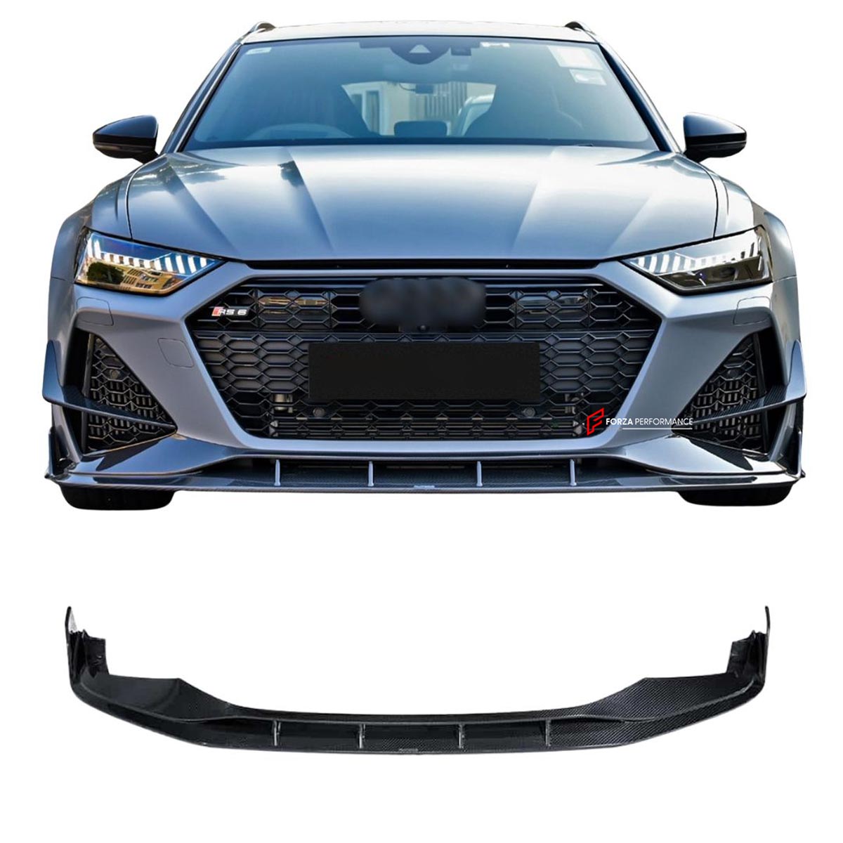 DRY CARBON FIBER FRONT LIP for AUDI RS7 C8 2020 - 2023
Set includes:

Front Lip
Material: Dry Carbon

NOTE: Professional installation is required.