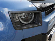 DRY CARBON FIBER HEADLIGHT TRIMS for LAND ROVER DEFENDER 90 110 130 L663 2020+
Set includes:

Headlight Trims
Material: Dry Carbon Fiber

NOTE: Professional installation is required.