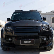 DRY CARBON FIBER HEADLIGHT TRIMS for LAND ROVER DEFENDER 90 110 130 L663 2020+
Set includes:

Headlight Trims
Material: Dry Carbon Fiber

NOTE: Professional installation is required.