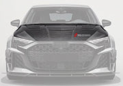 DRY CARBON FIBER HOOD BONNET for AUDI RS3 8Y FACELIFT 2025+
Set includes:

Hood Bonnet
Material: Dry Carbon

NOTE: Professional installation is required.