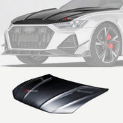 DRY CARBON FIBER HOOD BONNET for AUDI RS6 C8 2019 - 2023
Set includes:

Hood Bonnet
Material: Dry Carbon

NOTE: Professional installation is required.