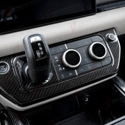 DRY CARBON FIBER INTERIOR TRIM KIT for LAND ROVER DEFENDER 90 110 130 L663 2020+
Set includes:

Center Console Side Trims
Gear Shift Panel Trim
Steering Wheel Trim
Door Handle Trim
Material: Dry Carbon Fiber

NOTE: Professional installation is required.