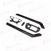 DRY CARBON FIBER INTERIOR TRIM KIT for LAND ROVER DEFENDER 90 110 130 L663 2020+
Set includes:

Center Console Side Trims
Gear Shift Panel Trim
Steering Wheel Trim
Door Handle Trim
Material: Dry Carbon Fiber

NOTE: Professional installation is required.