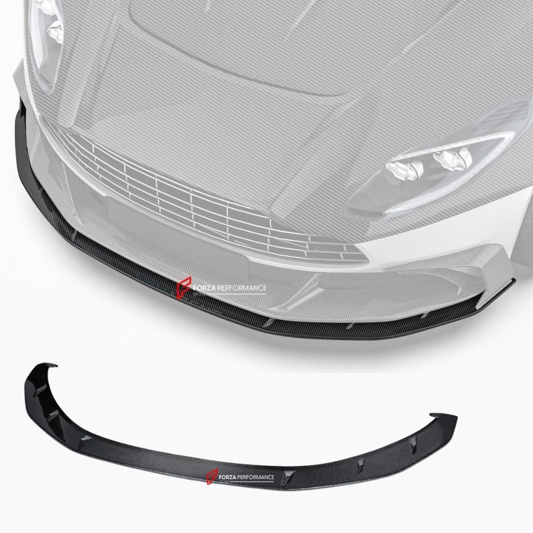 DRY CARBON FIBER LOWER FRONT LIP for ASTON MARTIN DB11 2016 - 2023
Set includes:

Lower Front Lip
Material: Dry Carbon

NOTE: Professional installation is required.