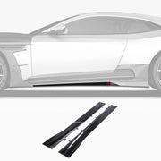 DRY CARBON FIBER LOWER SIDE SKIRTS for ASTON MARTIN DB11 2016 - 2023
Set includes:

Lower Side Skirts
Material: Dry Carbon

NOTE: Professional installation is required.