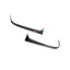 DRY CARBON FIBER REAR CANARDS for BMW M3 G80 2021+
Set includes:

Rear Canards
Material: Dry Carbon

NOTE: Professional installation is required.
