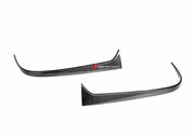 DRY CARBON FIBER REAR CANARDS for BMW M3 G80 2021+
Set includes:

Rear Canards
Material: Dry Carbon

NOTE: Professional installation is required.