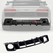 DRY CARBON FIBER REAR DIFFUSER for AUDI R8 4S FACELIFT 2019 - 2023
Set includes:

Rear Diffuser
Material: Dry Carbon

NOTE: Professional installation is required.